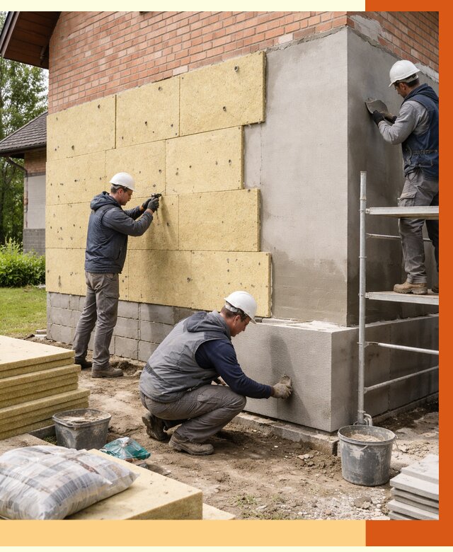 Утепление частного дома в Пушкине под ключ от 8113 руб/м2 — недорого | ТепломастерПшн