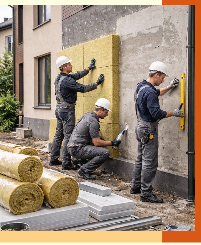 Утепление таунхауса в Пушкине от 7788 руб/м2 — комплекс под ключ | ТепломастерПшн