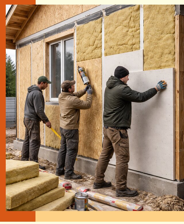 Профессиональное утепление дома из SIP-панелей в Пушкине