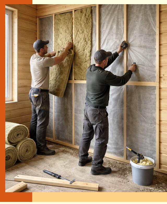 Утепление дома из минибруса в Пушкине: комплексные теплоизоляционные работы