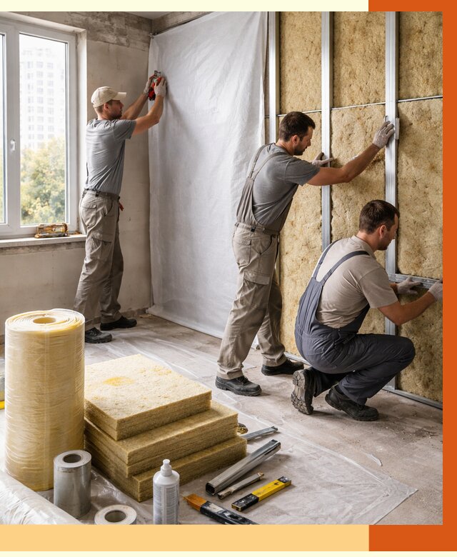 Утепление квартиры в Пушкине от 4868 руб/м2 — утеплить квартиру изнутри и снаружи | ТепломастерПшн