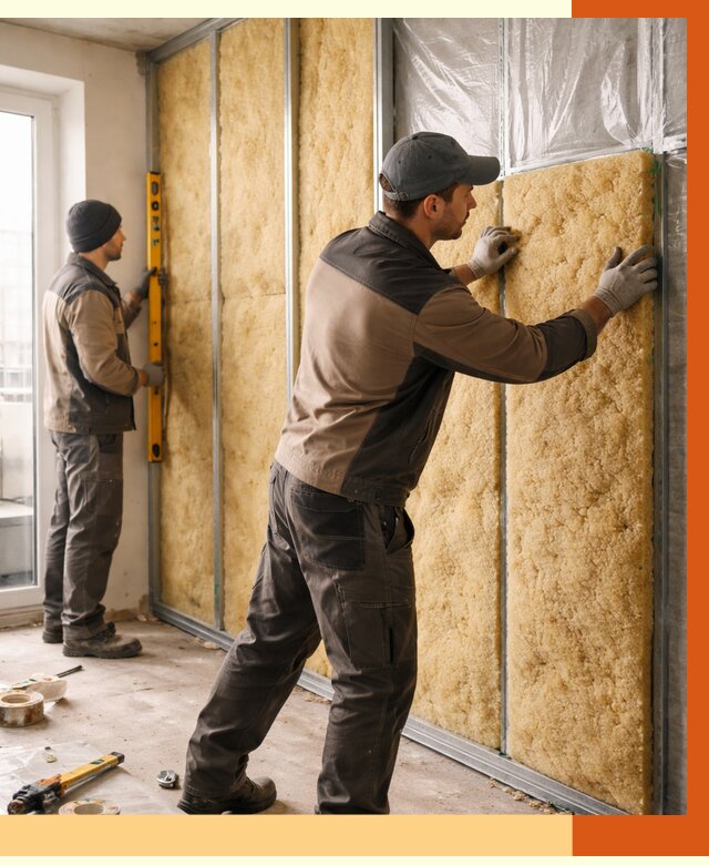 Утепление квартиры изнутри в Пушкине от 4705 руб. за м2 | Проф. работы ТепломастерПшн