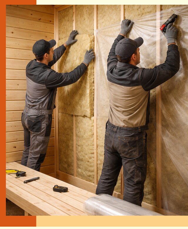 Профессиональное утепление сауны в Пушкине с гарантиями качества