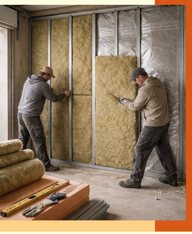 Утепление гаража изнутри в Пушкине от 8113 руб/м2 — работы и цена | ТепломастерПшн