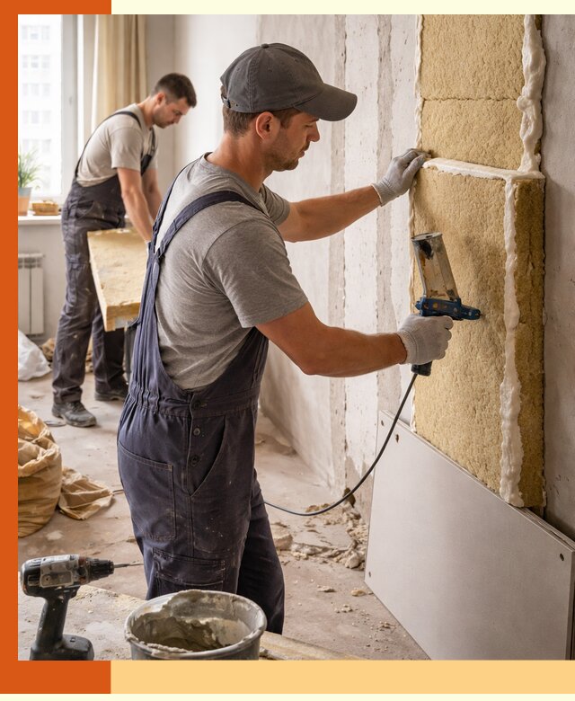 Утепление стен изнутри в Пушкине — качественно и эффективно