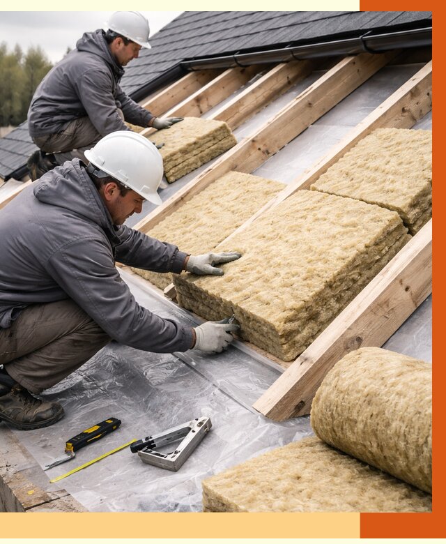 Утепление крыши в Пушкине от 2001 руб./м2 — комплексное утепление кровли | ТепломастерПшн