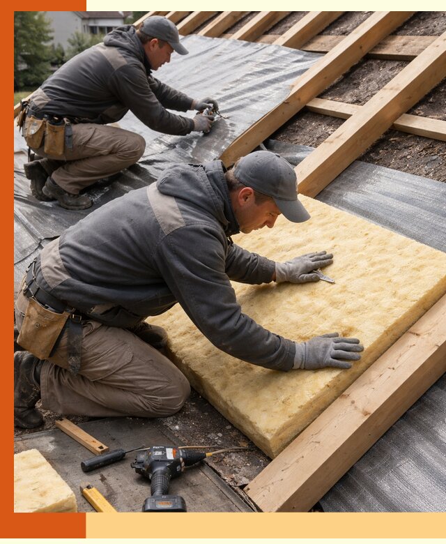 Профессиональное утепление крыши в Пушкине качественно и надежно