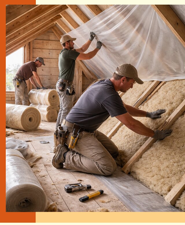 Утепление крыши изнутри в Пушкине: профессионально и надежно