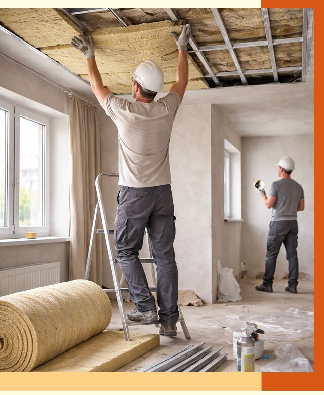 Утепление потолка в частном доме в Пушкине от 1028 руб./м² — работы под ключ | ТепломастерПшн