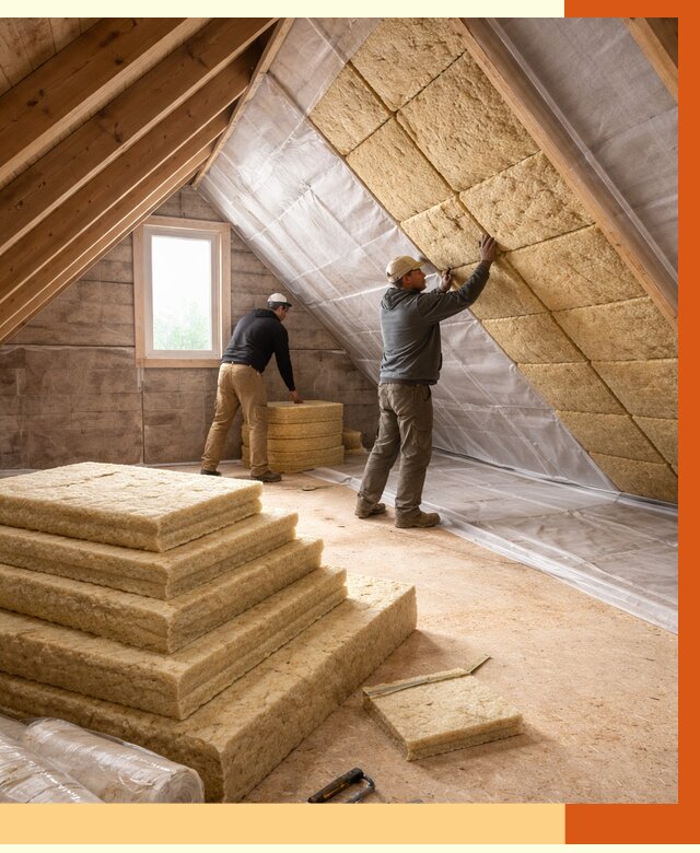 Утепление мансарды в Пушкине от 2704 руб/м2 — комплексно и под ключ | ТепломастерПшн