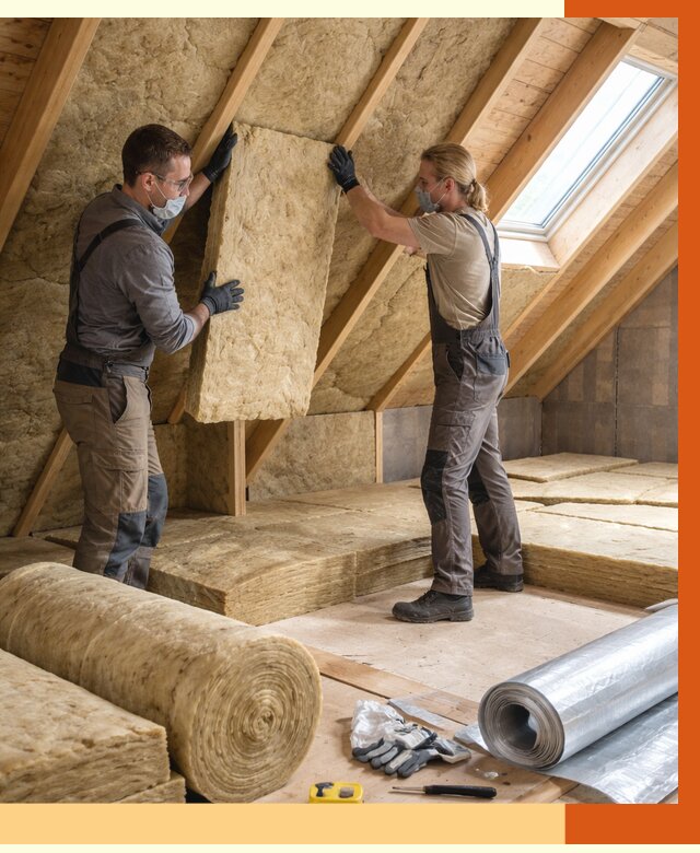 Утепление мансарды минватой в Пушкине от 4543 руб./м2 — монтаж и пароизоляция | ТепломастерПшн