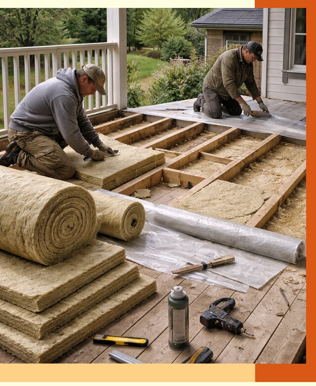 Утепление террасы в Пушкине от 4543 руб./м2 — утеплить террасу под ключ | ТепломастерПшн