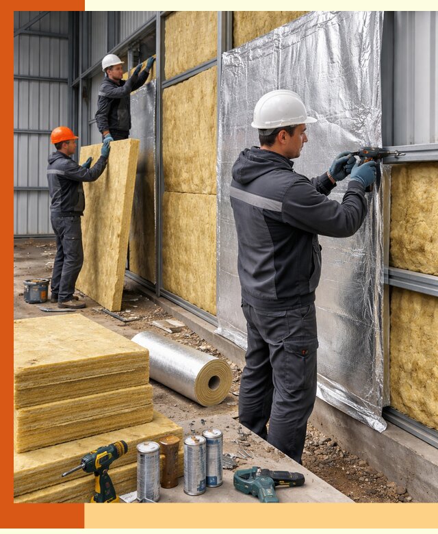 Утепление металлического ангара профессионально в Пушкине