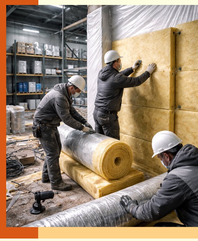 Утепление склада химсырья в Пушкине: безопасная и эффективная изоляция