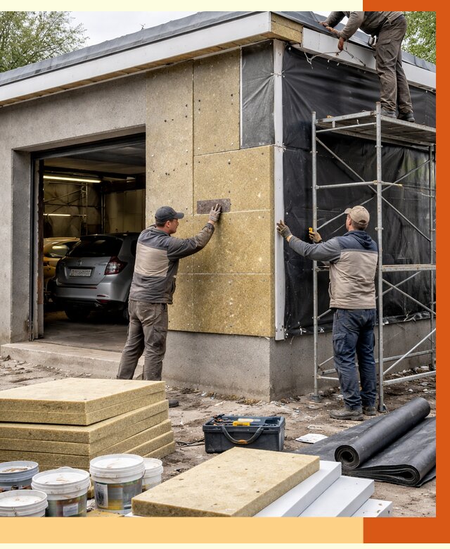 Утепление автосервиса в Пушкине ппу, пеноизоляция, от 15685 руб/м2 — ТепломастерПшн