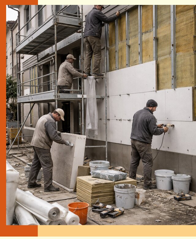 Утепление гостиницы под ключ в Пушкине с гарантией качества