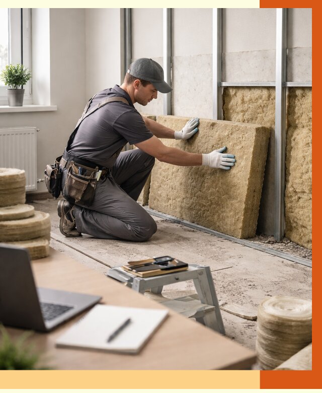 Утепление офиса в Пушкине от 4868 руб/м2 — комплексное утепление офиса под ключ | ТепломастерПшн