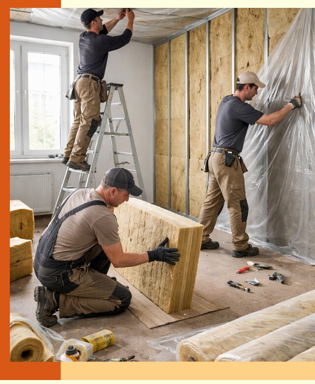 Утепление офисных помещений под ключ в Пушкине