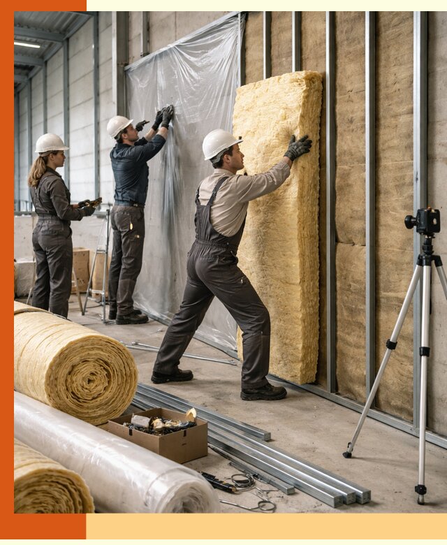 Утепление складского терминала в Пушкине профессионально и надёжно