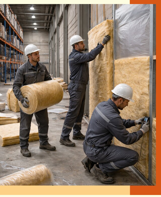 Утепление логистического центра в Пушкине от 4868 руб/м² под ключ | ТепломастерПшн