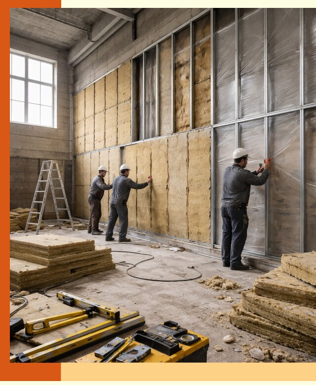 Утепление спортивного зала в Пушкине качественно и недорого