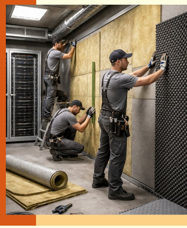 Утепление серверной комнаты профессионально в Пушкине