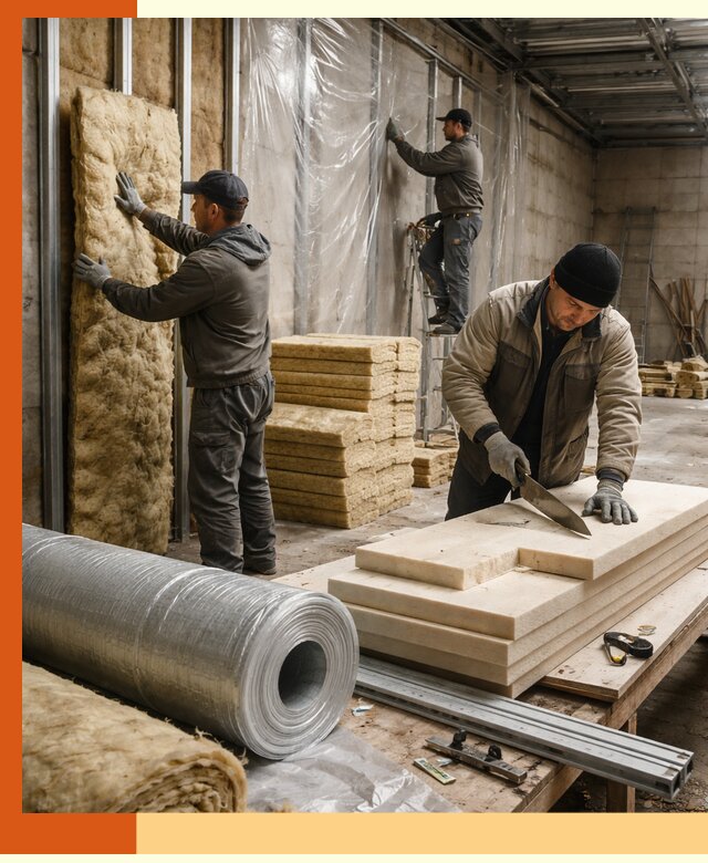 Утепление торгового склада в Пушкине с энергоэффективными решениями