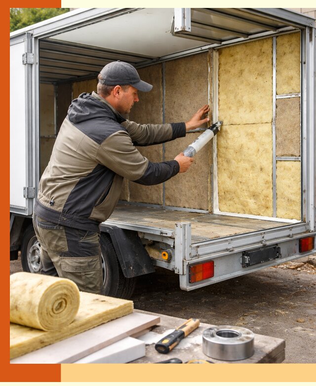 Профессиональное утепление прицепа в Пушкине для любых условий