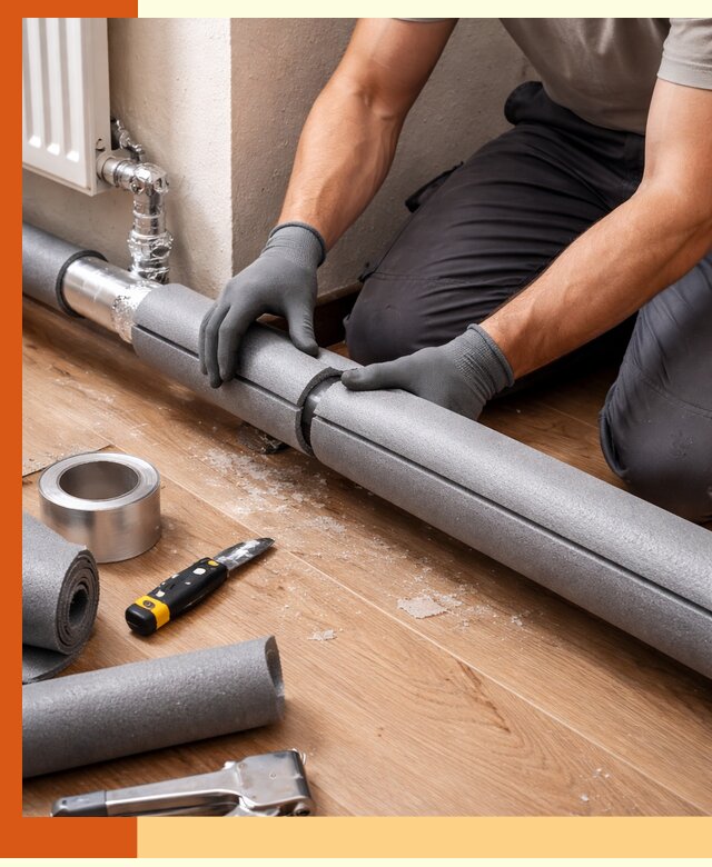 Утепление труб отопления в Пушкине: теплоизоляция и защита сети