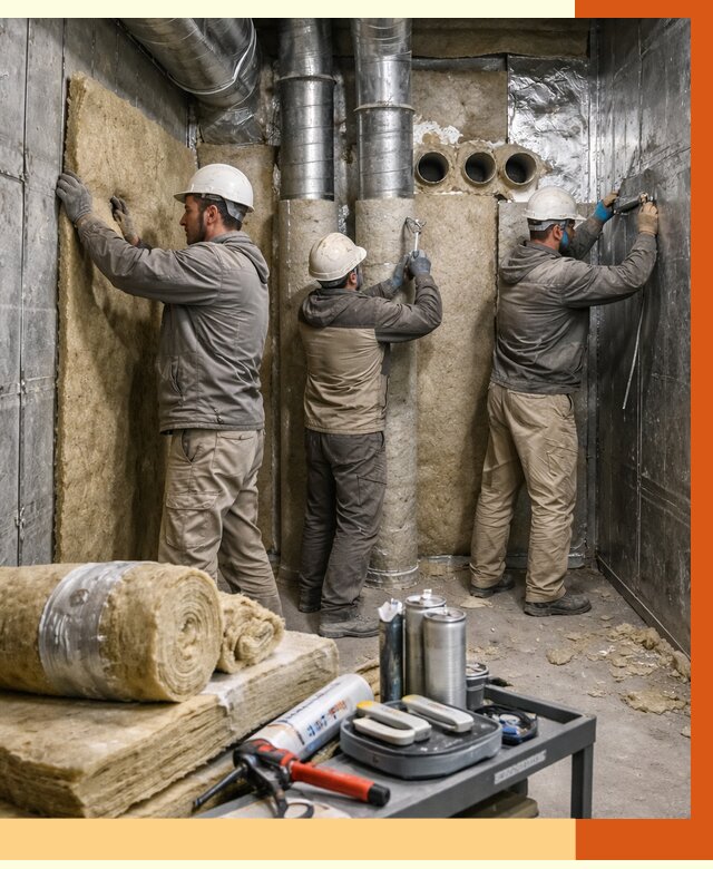 Утепление венткамеры в Пушкине под ключ от 1568 руб. — профессионально | ТепломастерПшн