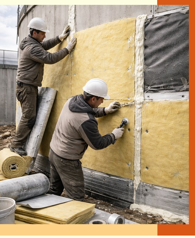 Утепление резервуара в Пушкине от 29747 руб/м2 — монтаж ППУ и комплекс под ключ | ТепломастерПшн