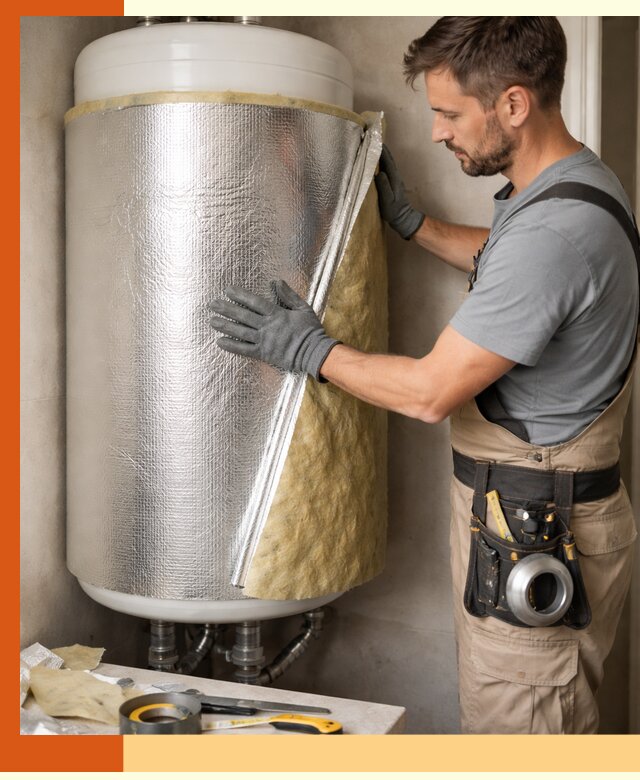 Утепление бойлера в Пушкине для снижения теплопотерь и экономии энергии