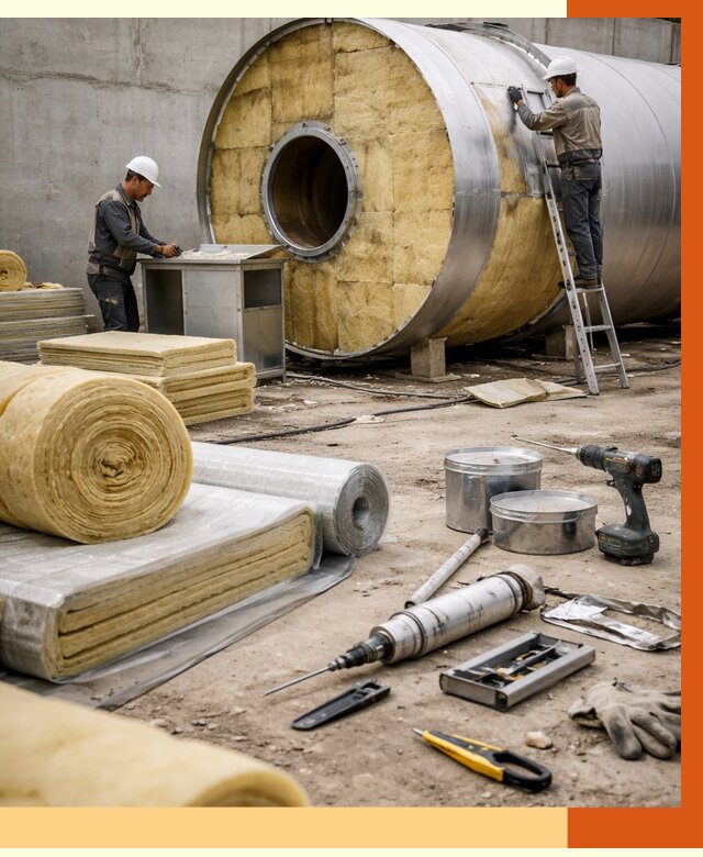 Утепление резервуара с топливом в Пушкине от 29747 руб. под ключ | ТепломастерПшн