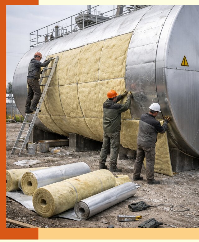 Утепление резервуаров с топливом в Пушкине надежно и экономично