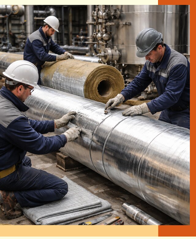 Утепление технологического оборудования в Пушкине от 4543 руб. за м2 | ТепломастерПшн