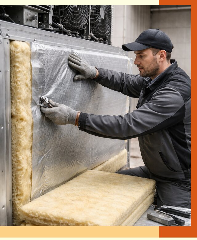 Утепление холодильного агрегата в Пушкине от 9194 руб. под ключ | ТепломастерПшн