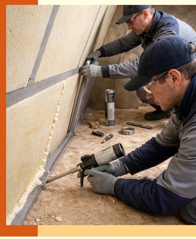 Герметизация стыков ППУ в Пушкине — надежное уплотнение швов