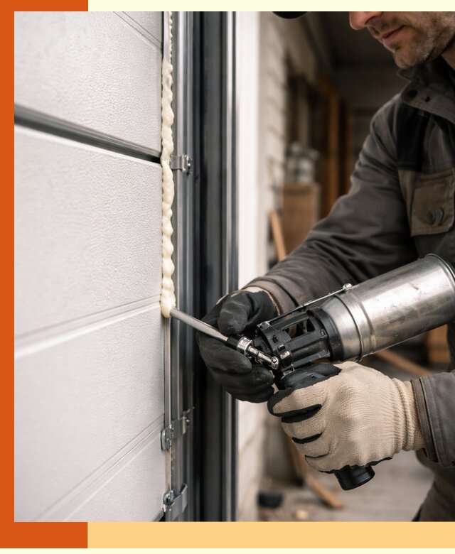 Заполнение пустот ворот в Пушкине профессионально и герметично