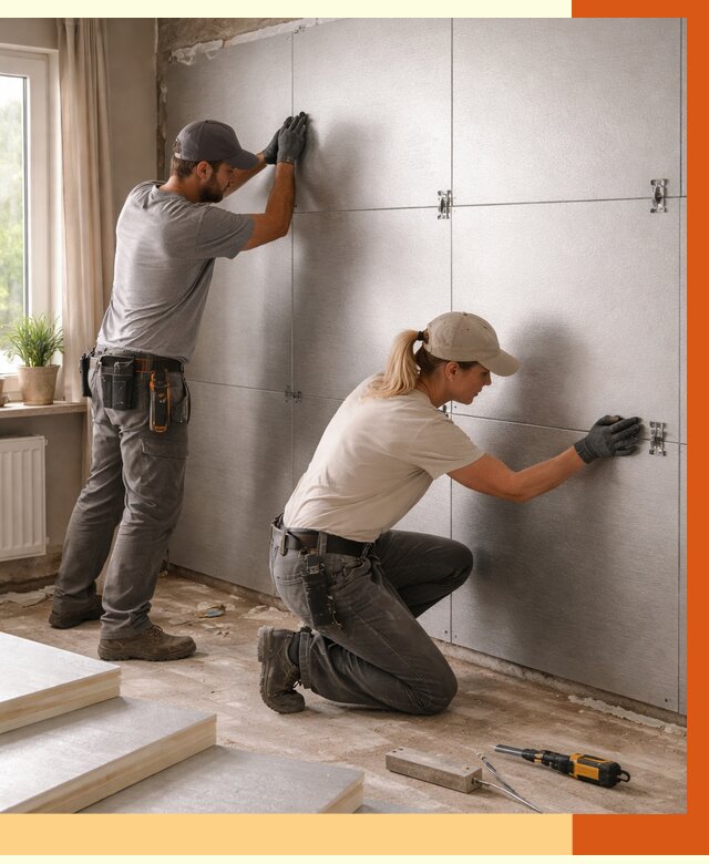 Утепление PIR панелями в Пушкине от 4543 руб. под ключ | ТепломастерПшн