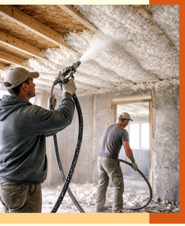 Утепление пеноизолом в Пушкине от 1731 руб./м2 под ключ | ТепломастерПшн