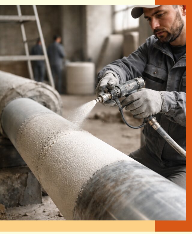 Утепление труб жидкой теплоизоляцией в Пушкине от 8113 руб. под ключ | ТепломастерПшн