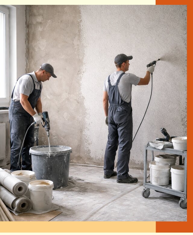 Утепление стен жидкой теплоизоляцией в Пушкине от 4543 руб/м² | ТепломастерПшн