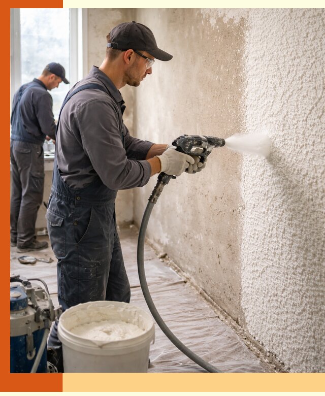 Утепление стен жидкой теплоизоляцией в Пушкине для квартир и домов