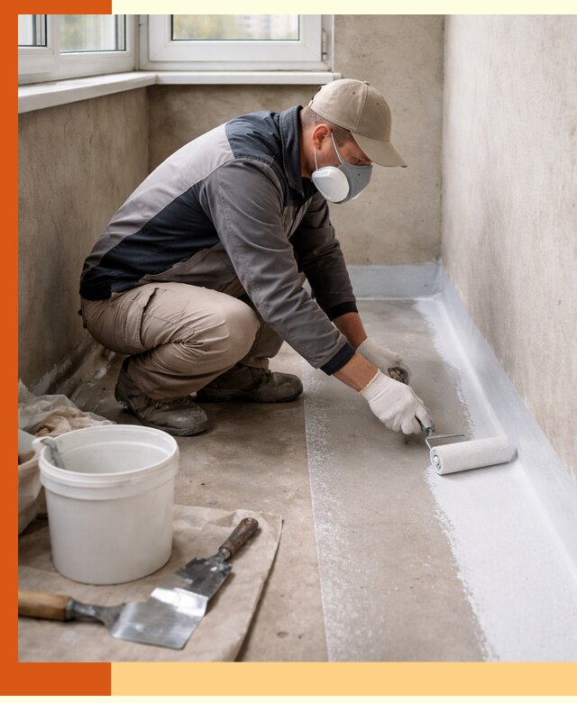 Утепление балкона жидкой теплоизоляцией в Пушкине