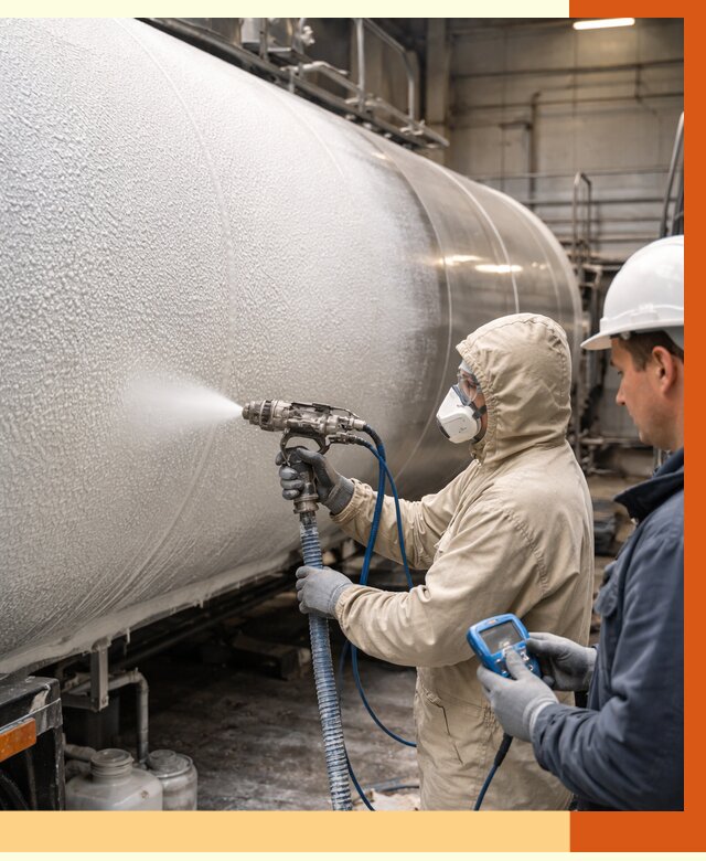 Утепление автоцистерны жидкой теплоизоляцией в Пушкине от 15685 руб. под ключ | ТепломастерПшн