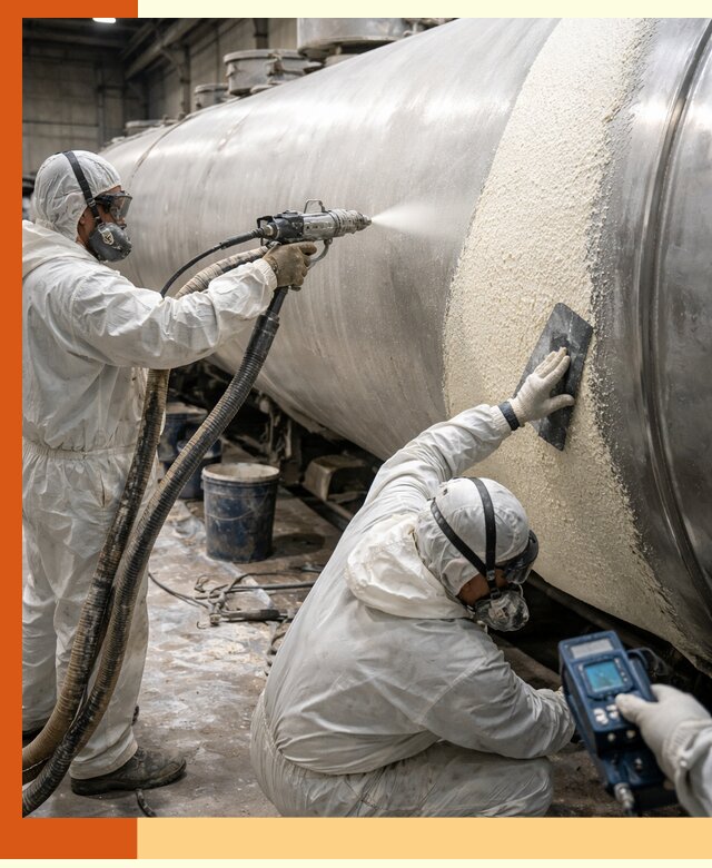 Утепление автоцистерн жидкой теплоизоляцией в Пушкине