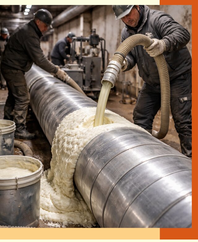 Утепление теплотрассы жидкой теплоизоляцией в Пушкине от 4543 руб. | ТепломастерПшн