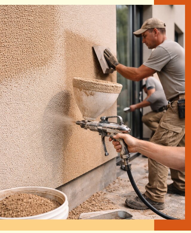 Утепление фасада жидкой пробкой в Пушкине от 5192 руб./м² под ключ | ТепломастерПшн