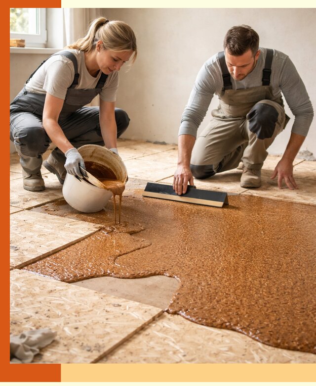 Утепление пола жидкой пробкой в Пушкине для квартир и домов