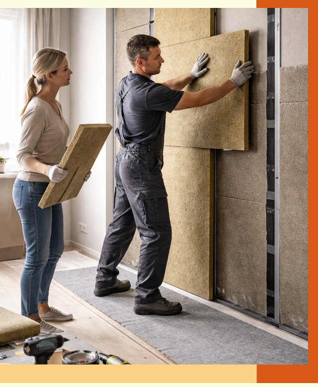 Профессиональная шумоизоляция квартиры в Пушкине от 8113 руб. за м2 | ТепломастерПшн